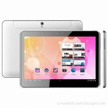 10-inch 3G Tablet PC, MTK8389 Quad Core, 1280x800p Screen, 5.0MP Camera, 16GB ROM, Dual SIM, GPS, TV